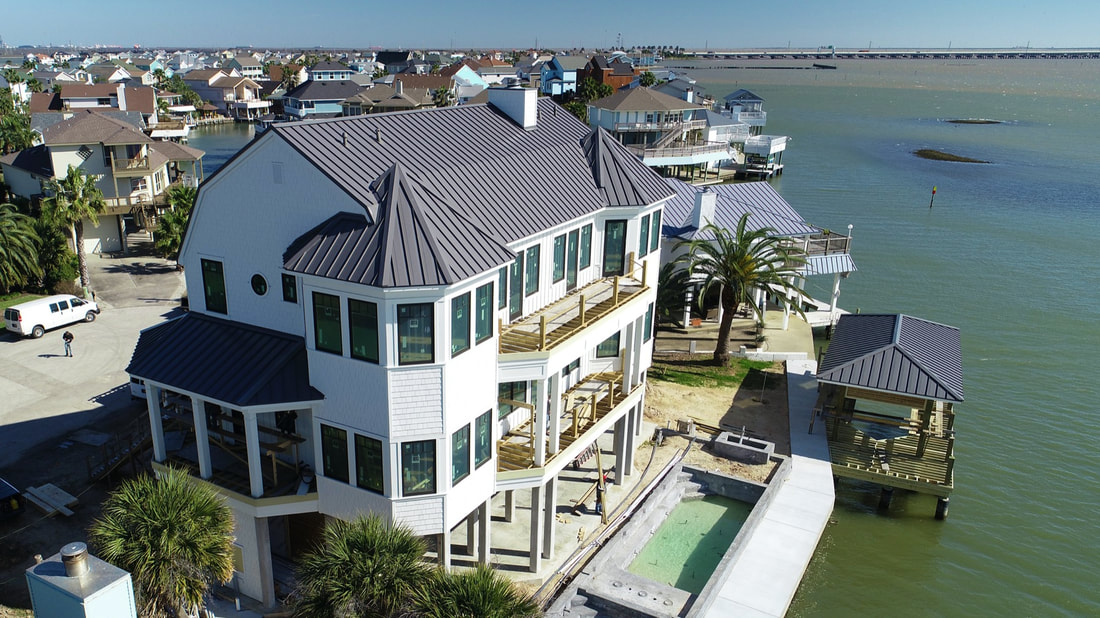 Waterfront precision metal roofing project